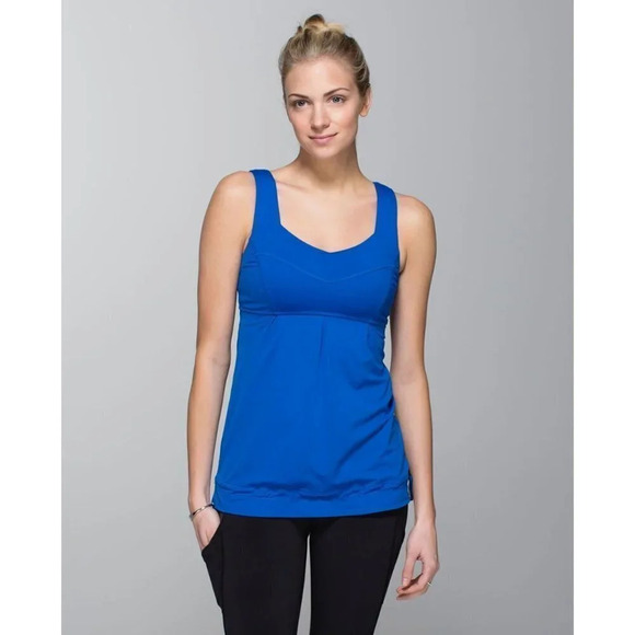 🌟✨2 for $40✨🌟 LULULEMON | TAME ME  TANK BAROQUE BLUE - Picture 1 of 11